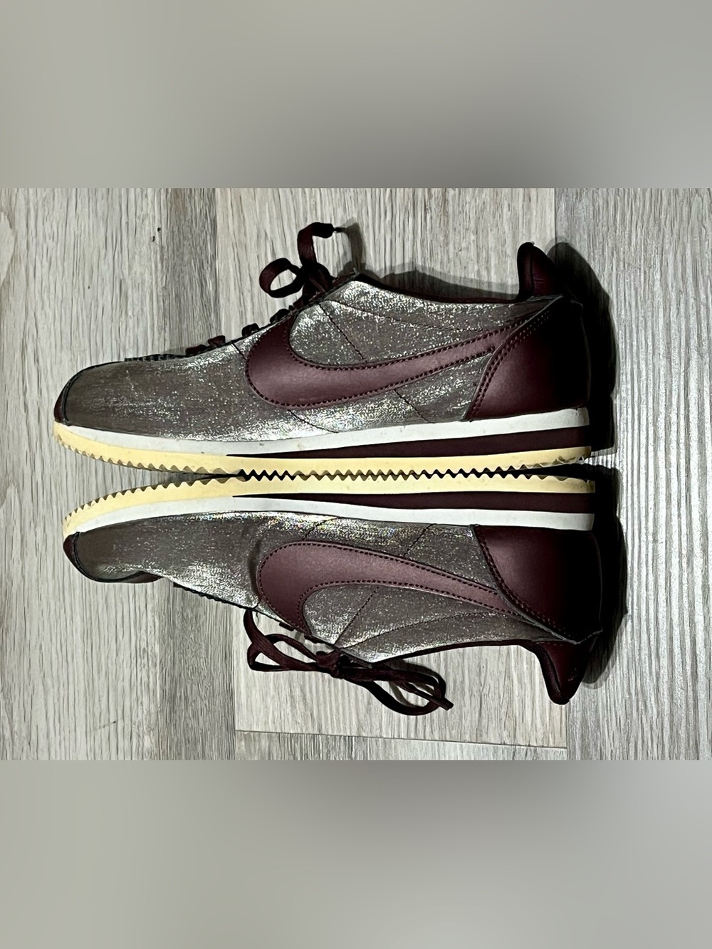 NIKE Classic Cortez Women’s Size 9 Metallic Mahogany Premium Vintage Shoes